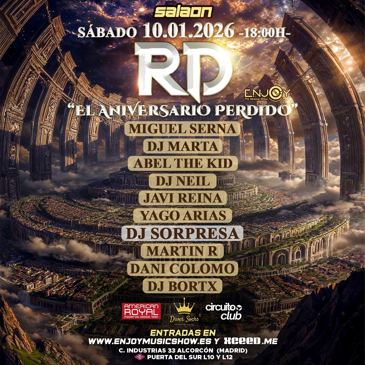 RD ANIVERSARIO ENJOY ALCORCON